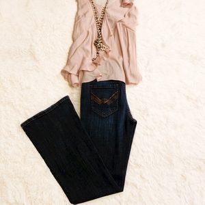 IDYLLWIND By Miranda Lambert Bootcut Wide leg Mid-rise Whisker Jeans Size 8/32L